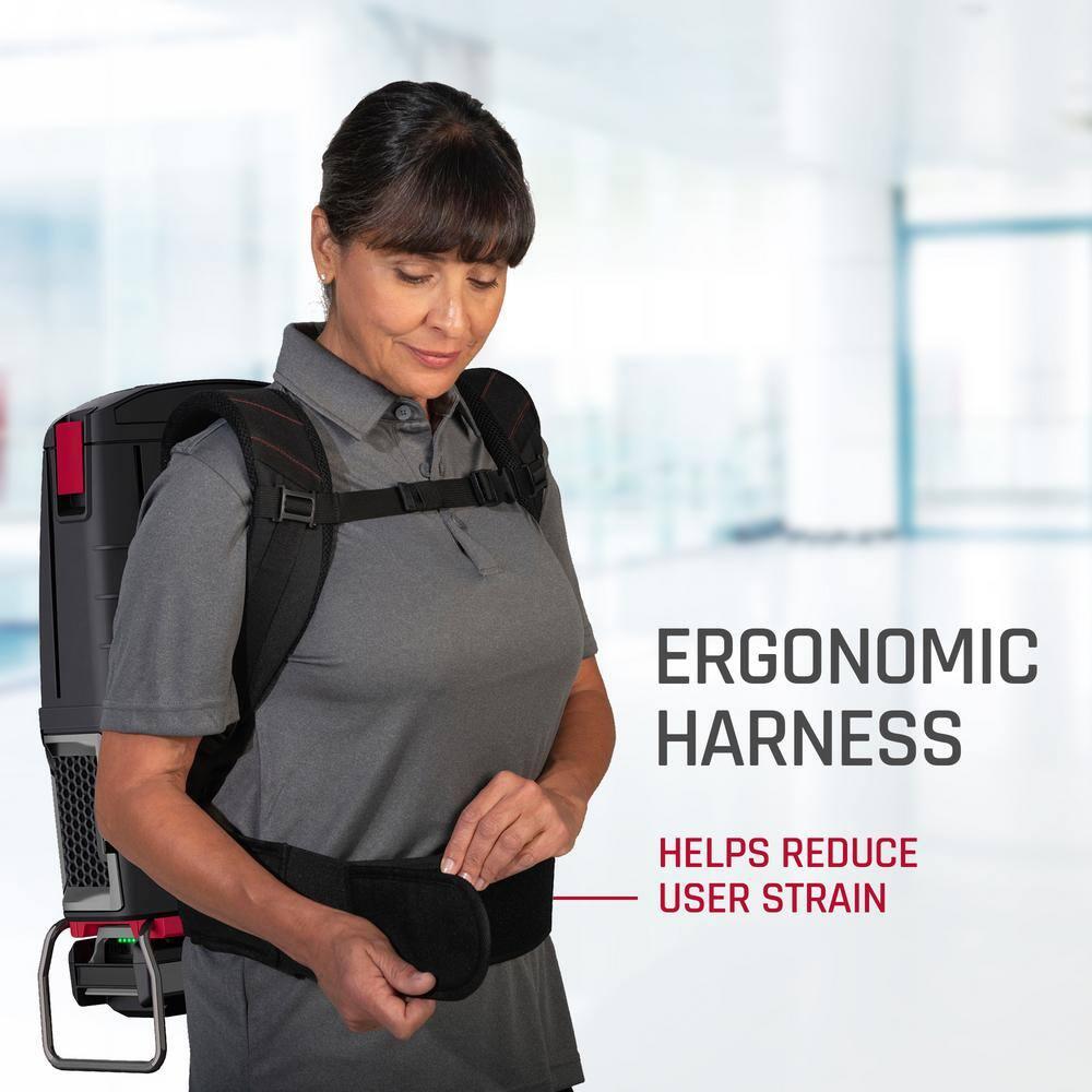 Hoover Commercial Cordless Backpack Vacuum Cleaner,40VDC CH93619