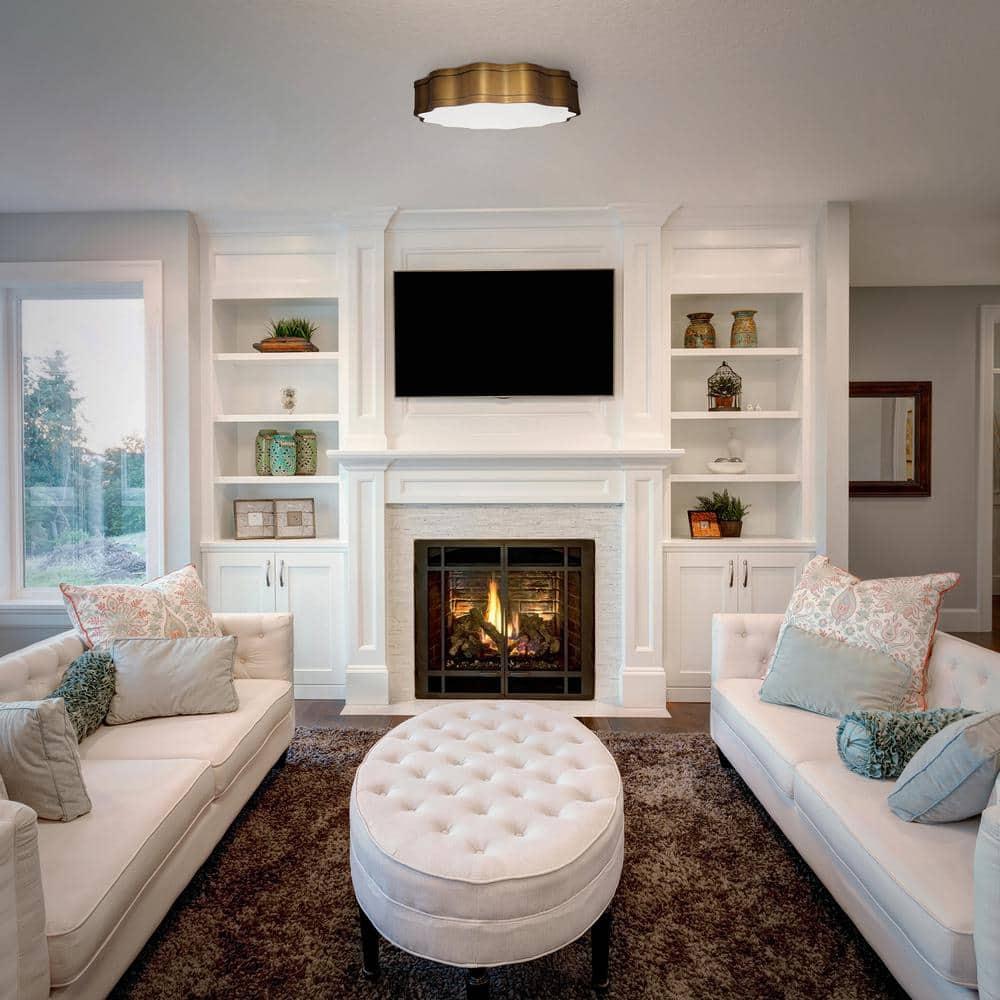 dweLED Vaughan Dimmable LED Wall & Ceiling Flush Mount