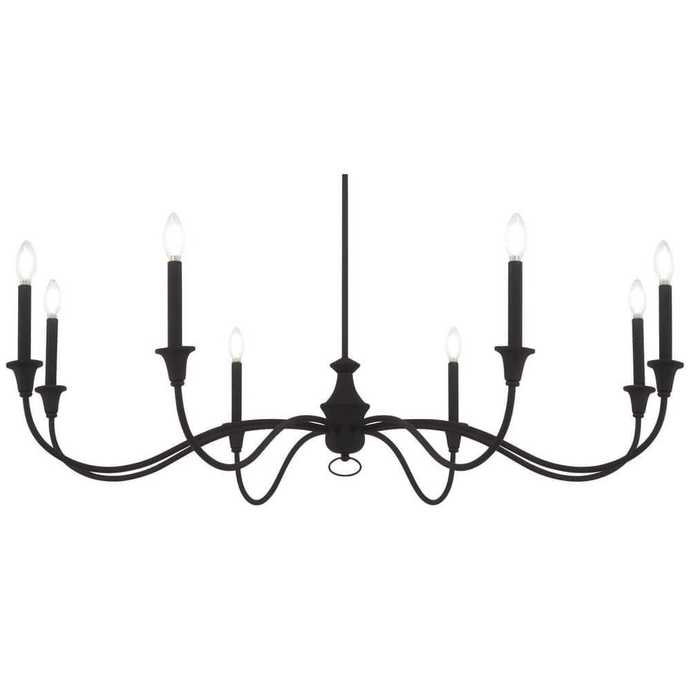 8 Light Chandelier-31.25 Inches Tall And 48 Inches Wide     -Traditional Installation Minka Lavery 6258-076