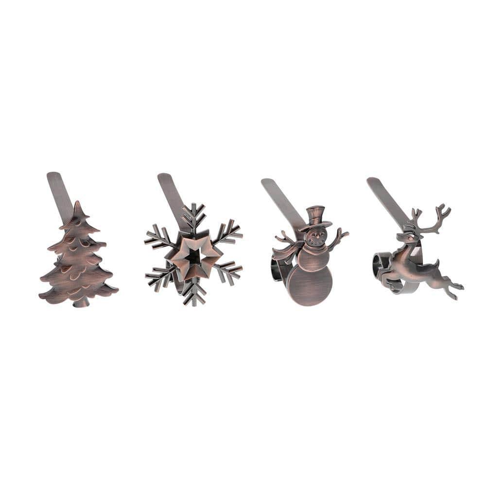 Haute Decor Original MantleClip 4 Piece Stocking Holder & Reviews | Wayfair