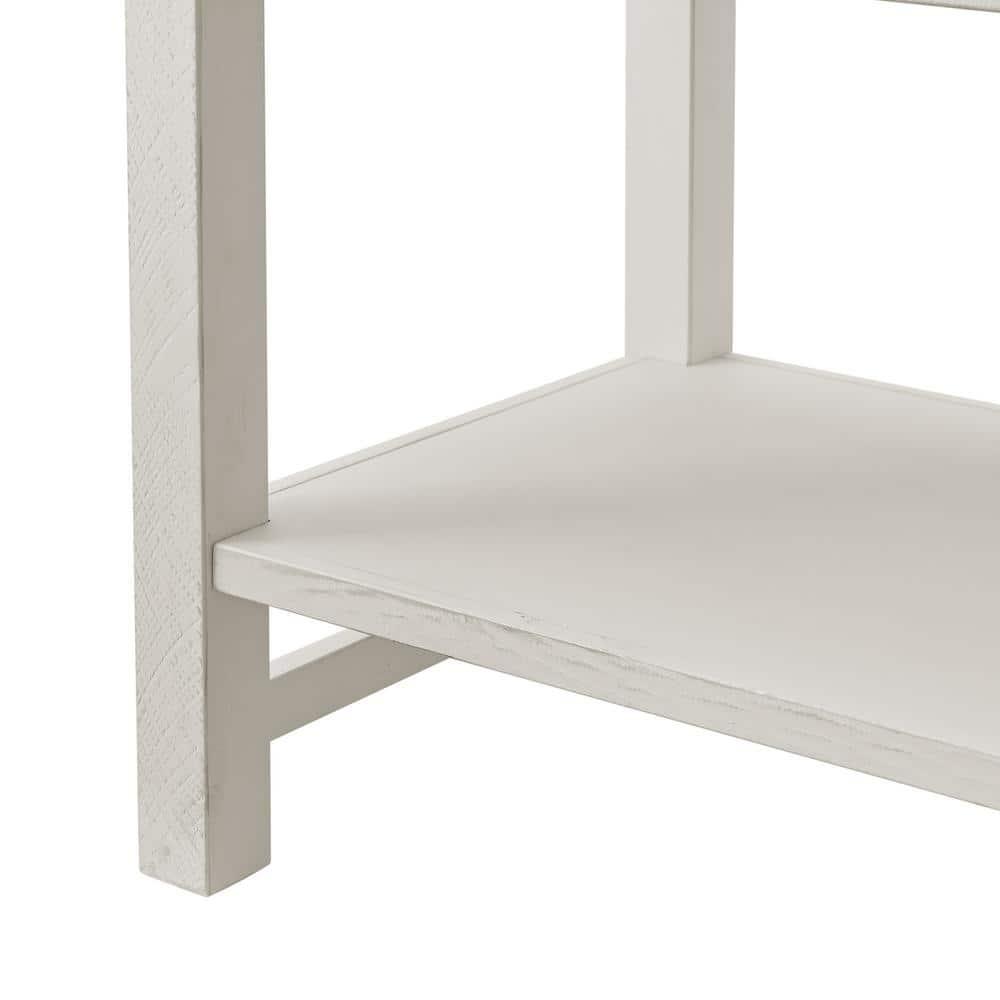 Arden 28" W Bohemian Style Rectangular Nightstand With 2 Drawers 1 Open Shelf With Hidden Fasteners
