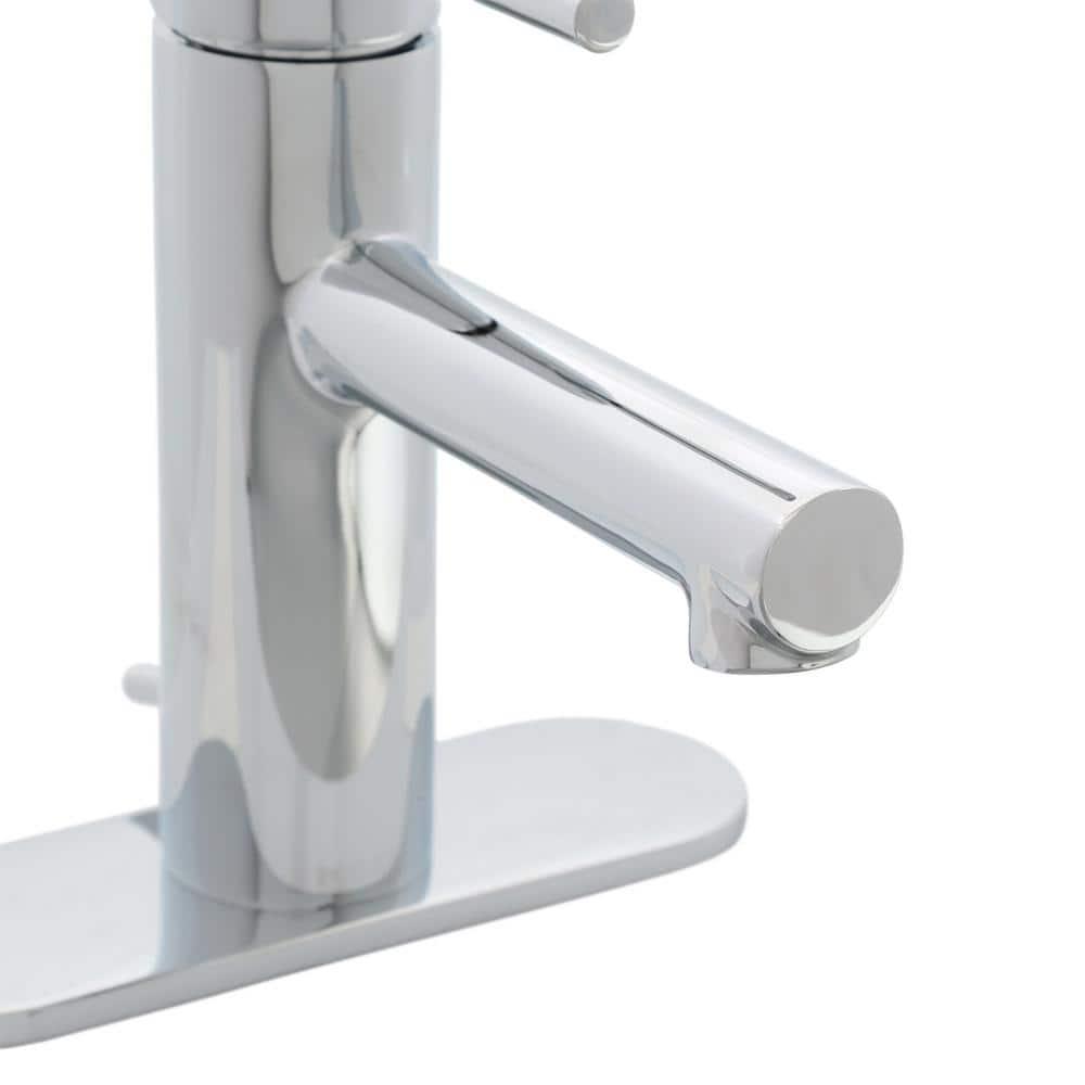 Align Single Hole Bathroom Faucet with Drain Assembly