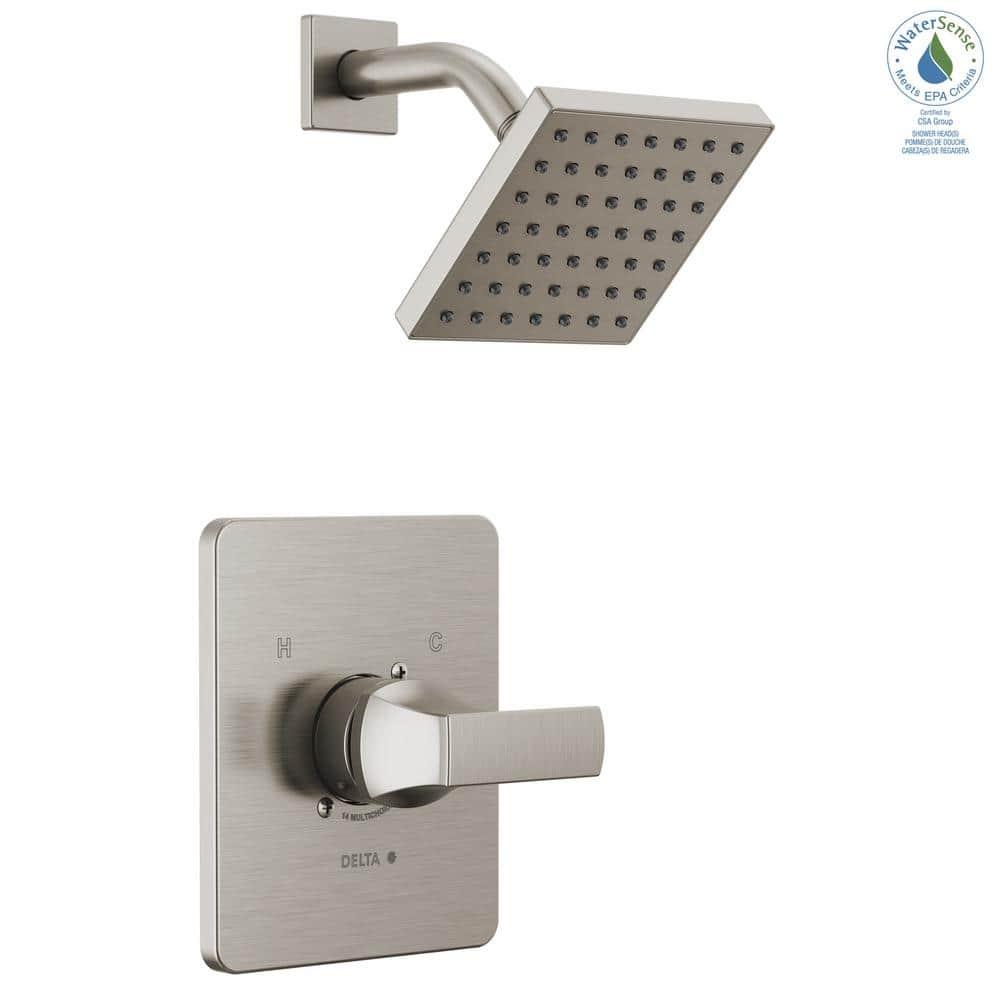 Velum Single-Function Shower Faucet Set, Valve Trim Kit, Shower Head and Handle Set