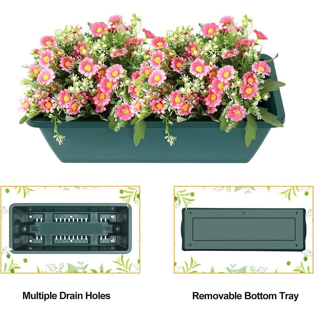 Raised Garden Bed 3 Tier Vertical Garden Planter Standing Garden Bed Planter Box Outdoor Herb Planter with Drainage Holes Removable Tray for Patio Balcony Porch Green C49