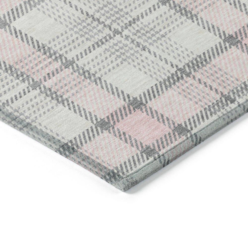 Machine Washable Indoor/Outdoor Chayden ACN1052 Pink Rug
