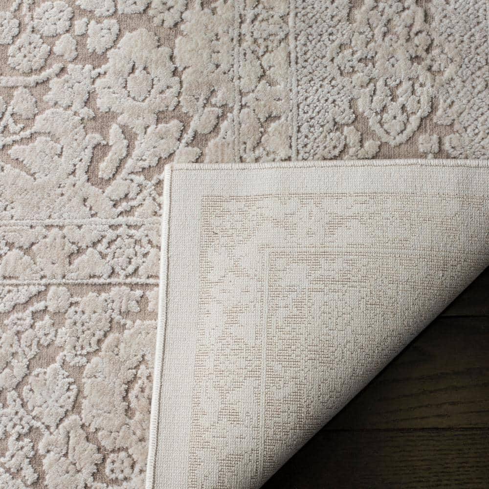 Reflection RFT667 Power Loomed Indoor Area Rug - 6'7" Round - Beige/Cream - Safavieh