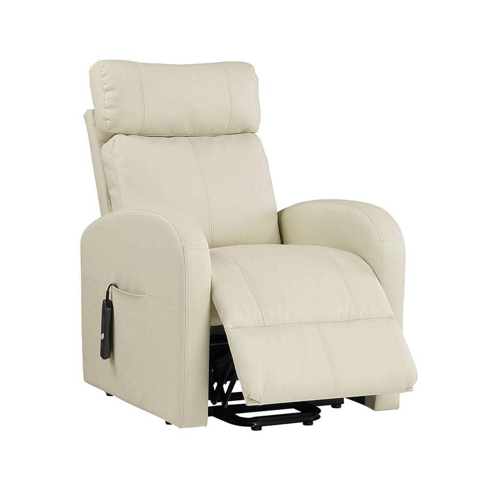 Ricardo 28.4" Wide Faux Leather Power Lift Assist Standard Recliner