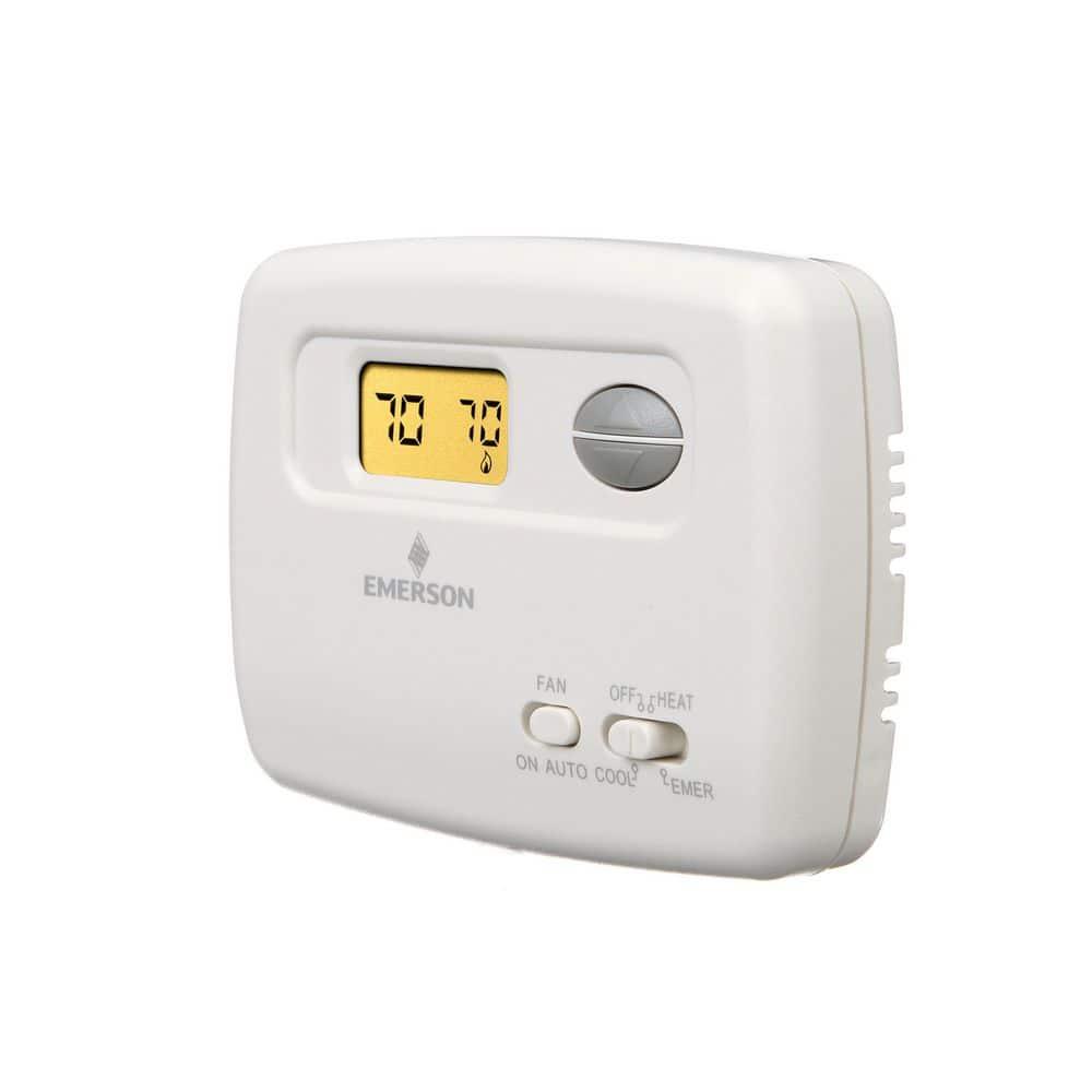 White Rodgers 2H/1C 24V Non-Programmable Digital Thermostat 1F79-111