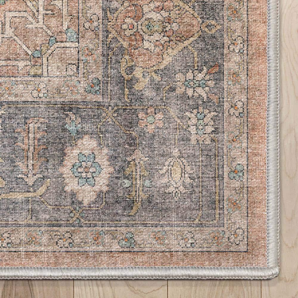 Well Woven Apollo Antigua Vintage Oriental Coral Flatweave 3'3" x 5' Area Rug