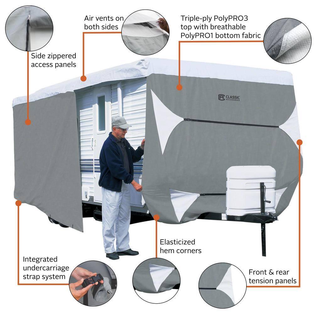 Classic Accessories Pittard Mildew Resistant RV Cover By Classic Accessories