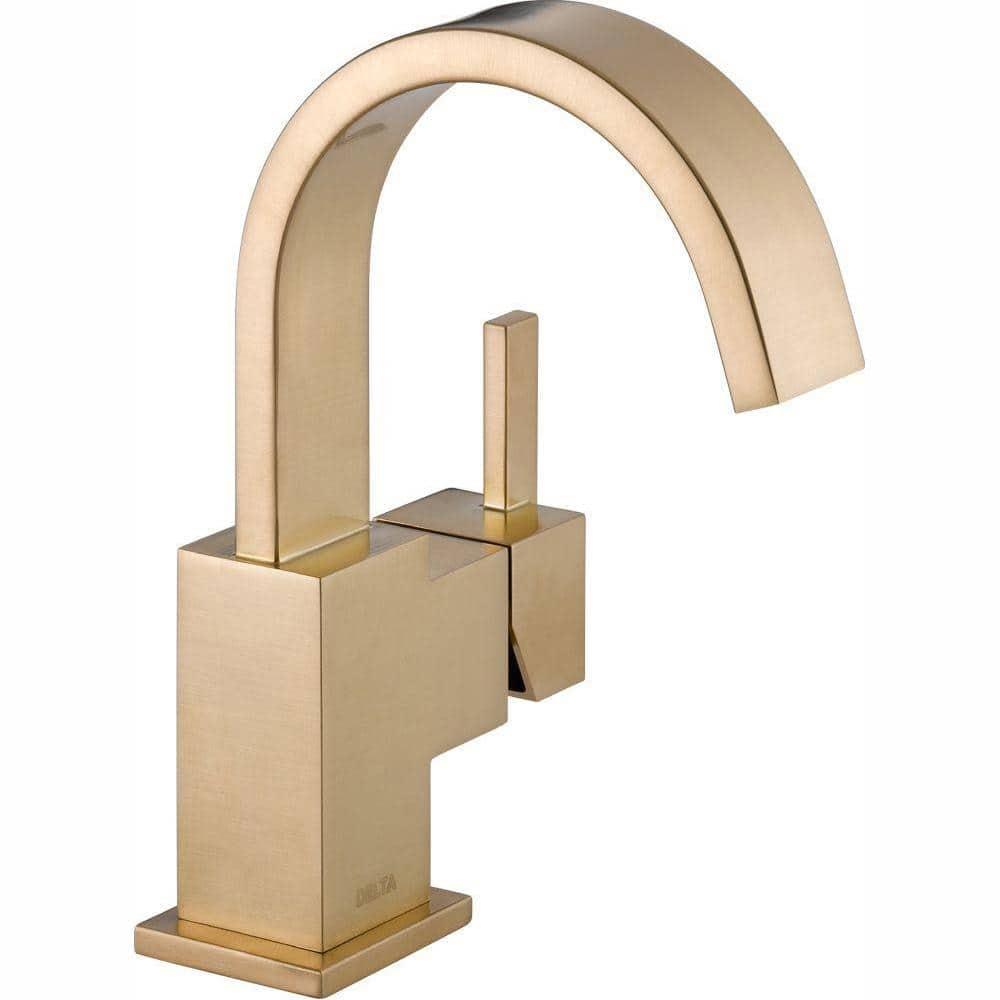 Vero Single Hole Bathroom Faucet with Drain Assembly, Single Handle Bathroom Sink Faucet