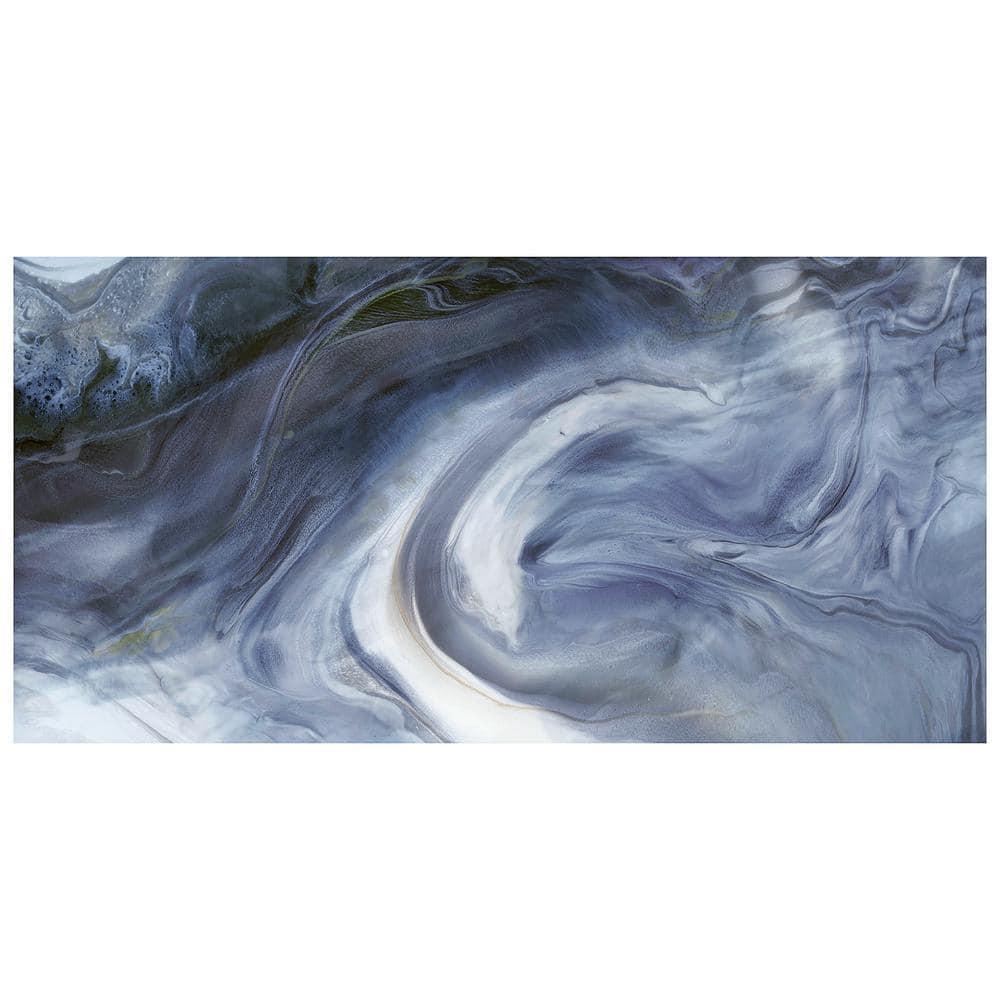 Savannah 23.62 in. x 47.24. in Polished Porcelain Marble Look Floor & Wall Tile (15.49 Sq. Ft./Case)