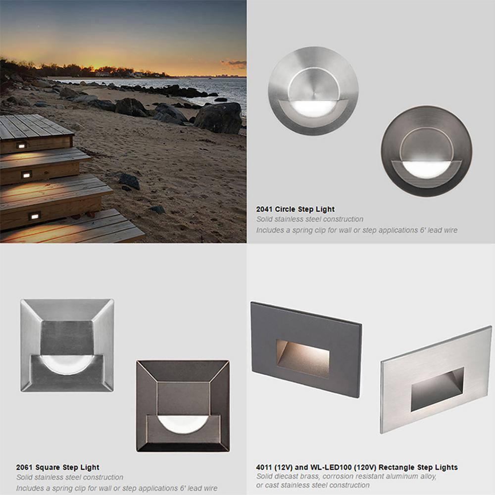 Low Voltage Integrated LED Metal Step Light