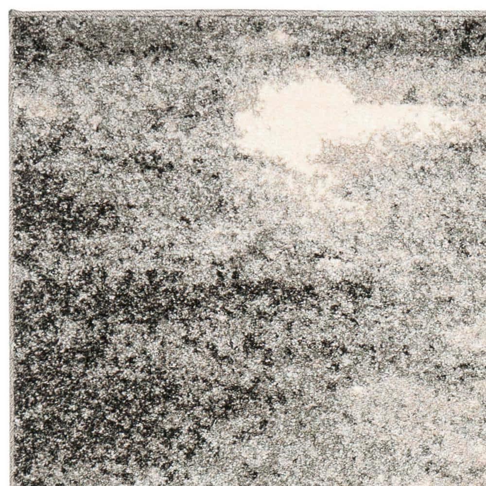 Retro RET2891 Power Loomed Indoor Area Rug - Grey/Ivory - 4'x6' - Safavieh.