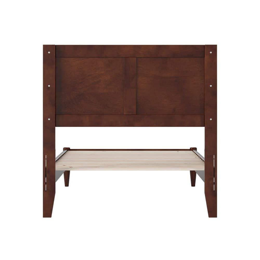 AFI Furnishings Berkshire Twin Solid Wood Low Profile Platform Bed in Walnut