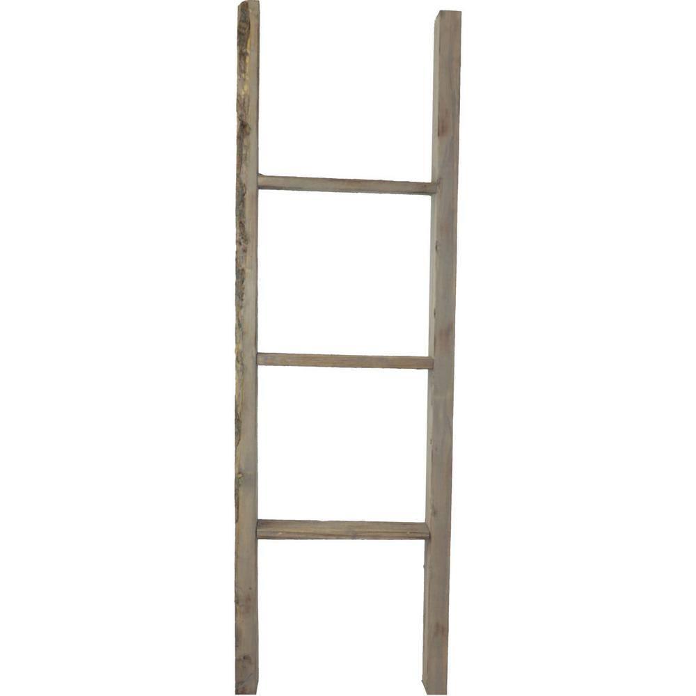 Ekena Millwork Vintage Farmhouse Rung Decorative Ladder