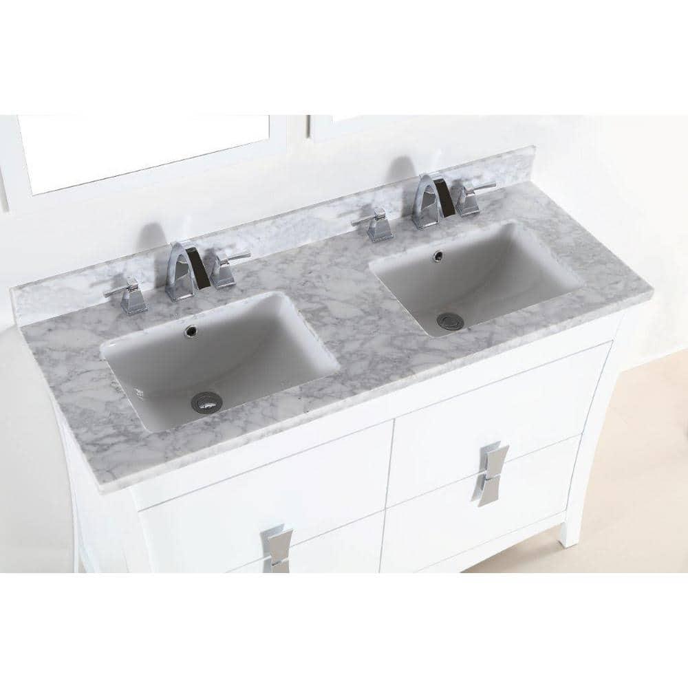 Bellaterra Home Pisa 48.11'' Double Bathroom Vanity with Top