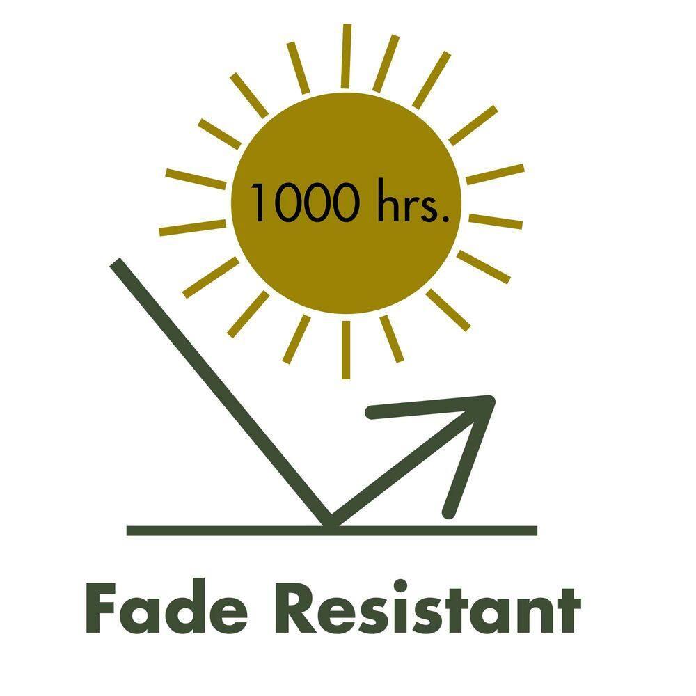 Jordan Manufacturing 17" x 19" Canvas Pebble Beige Solid Rectangular Outdoor Chair Pad Seat Cushion with Ties (2 Pack)