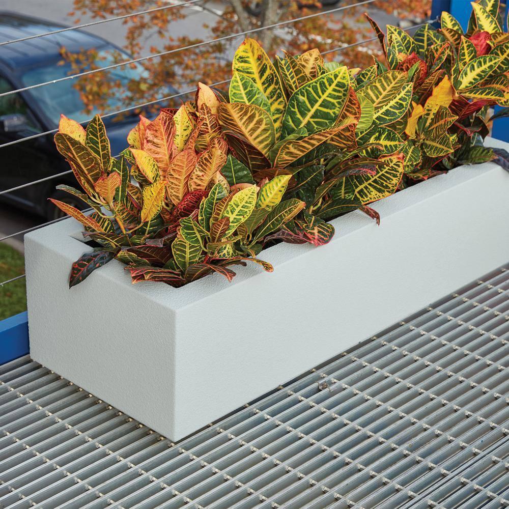 Riviera Short 46 in. x 12 in. White Trough