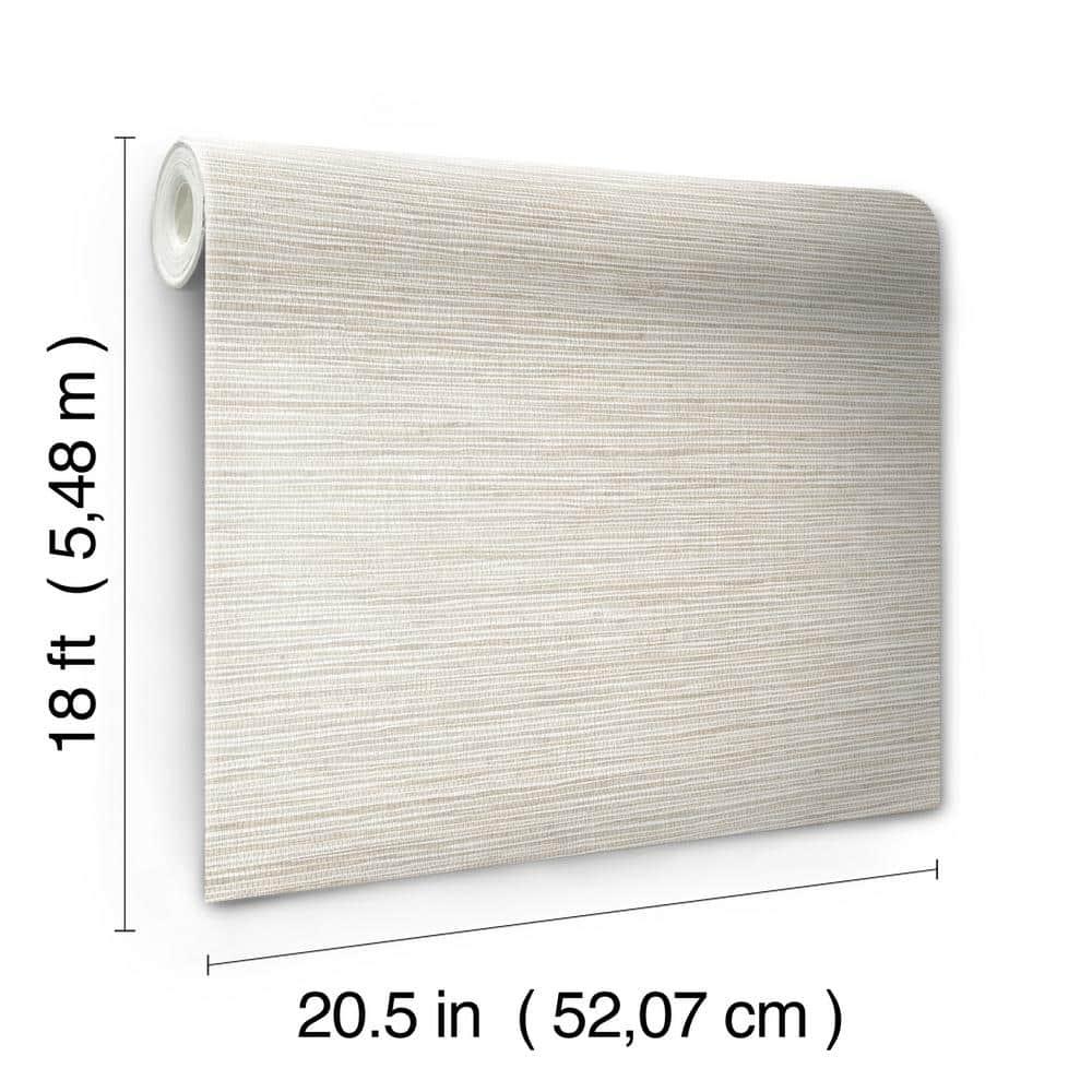 Dimensional Grasscloth Peel and Stick Wallpaper