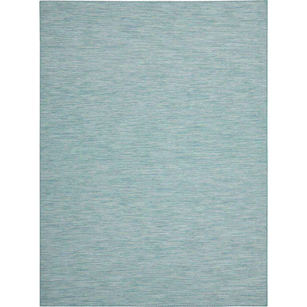 Nourison Positano POS01 Indoor/outdoor Area Rug - Aqua 6' x 9'