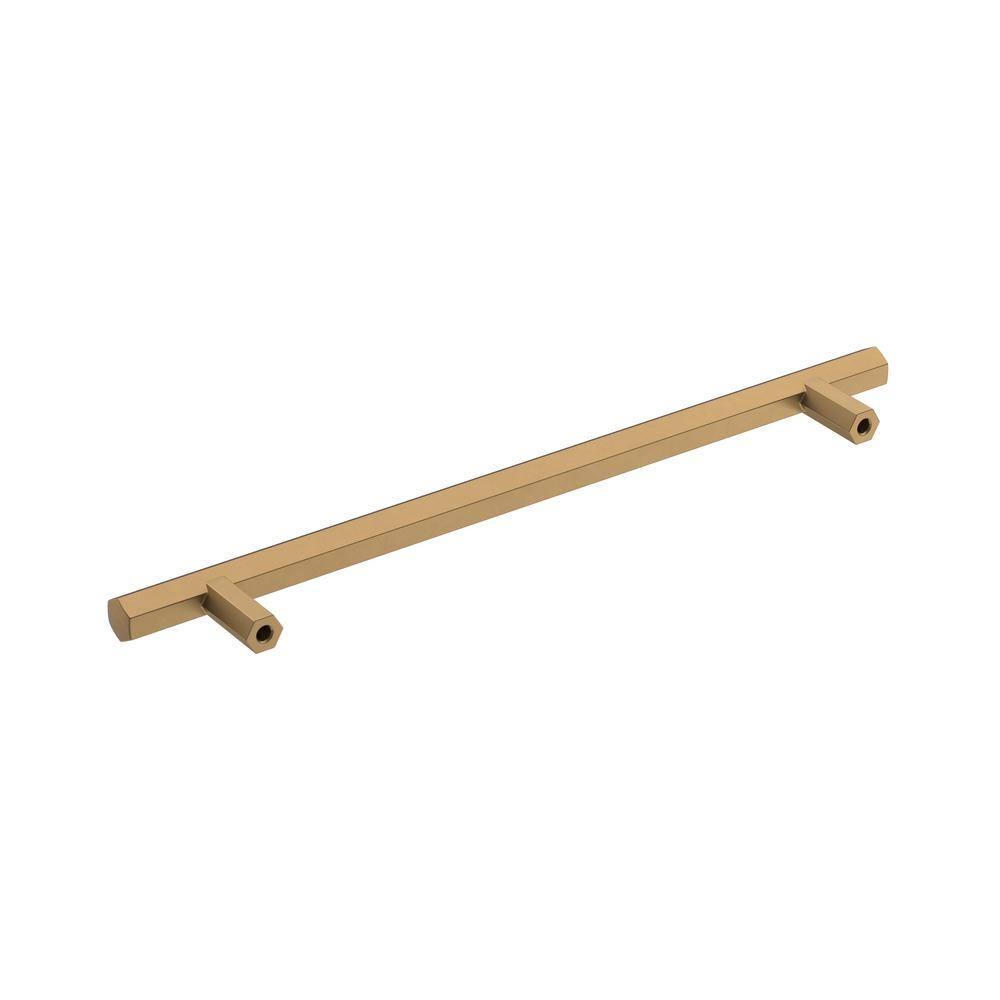 Amerock Caliber 7-9/16 inch (192mm) Center-to-Center Champagne Bronze Cabinet Pull