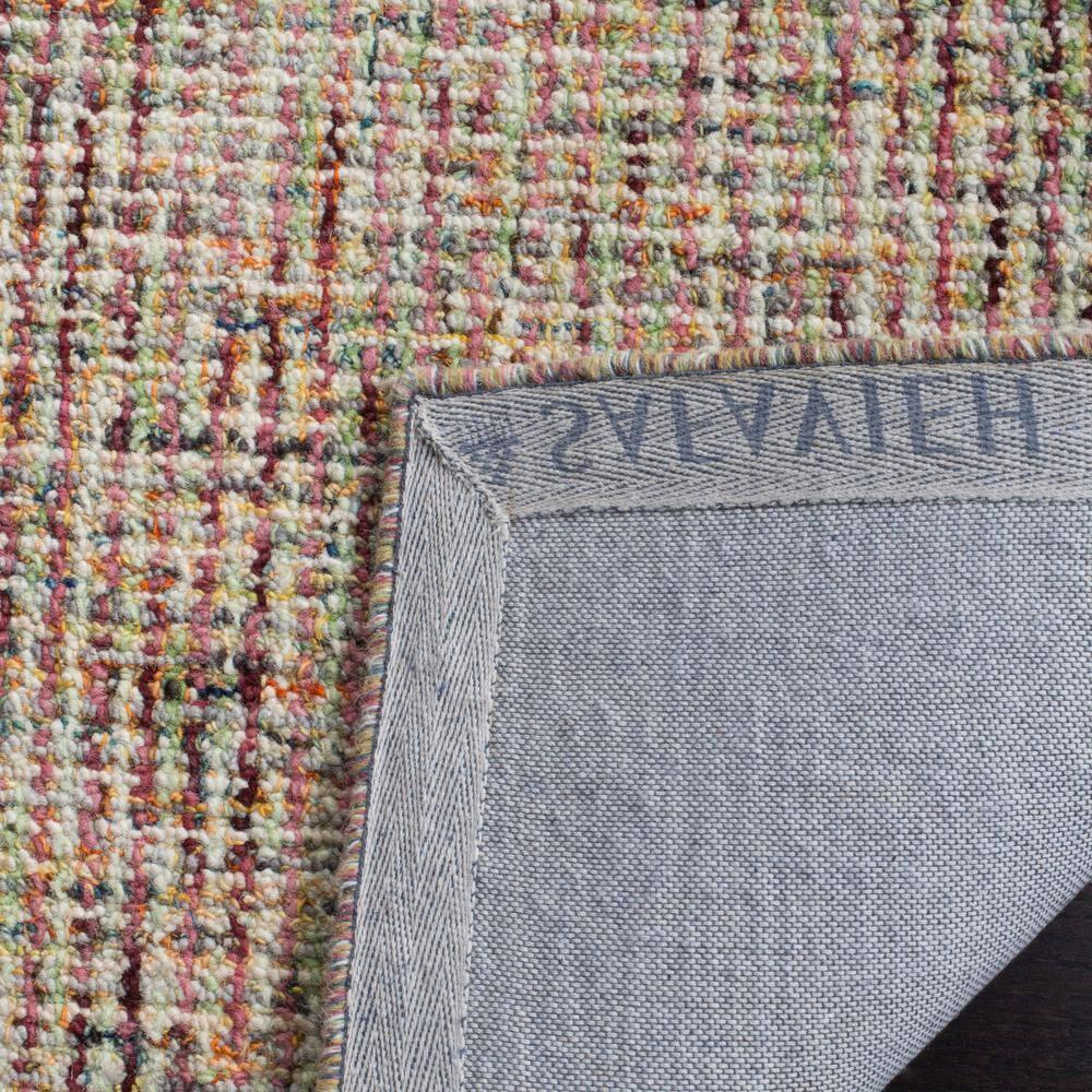 Abstract ABT468 Handmade Indoor Runner - Beige/Rust - 2'-3"x8' - Safavieh