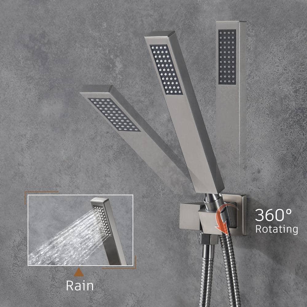 Cascade Bliss Luxury Complete Shower System with Rough-in Valve