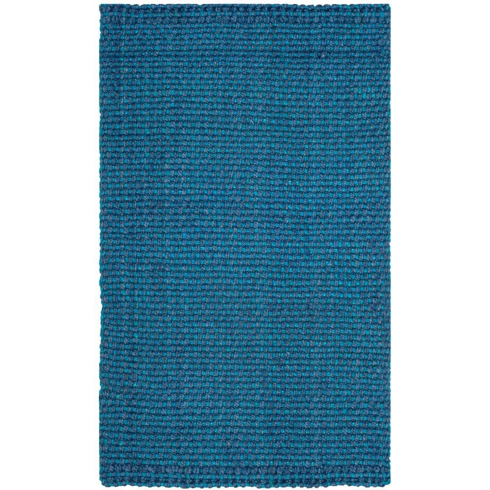 Natural Fiber NF262 Hand Woven Indoor Accent Rug - Blue - 2'x3' - Safavieh.
