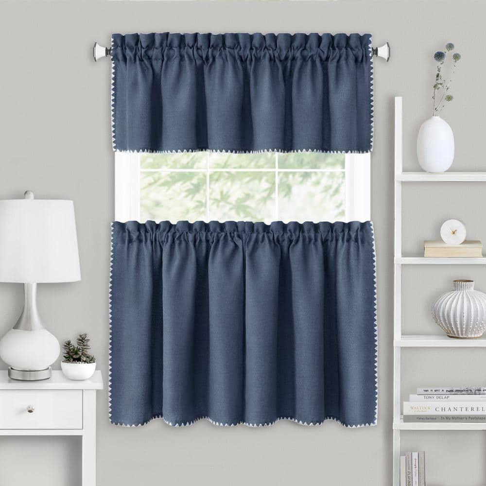 Achim Importing Co Tailored 58'' W Kitchen Curtain