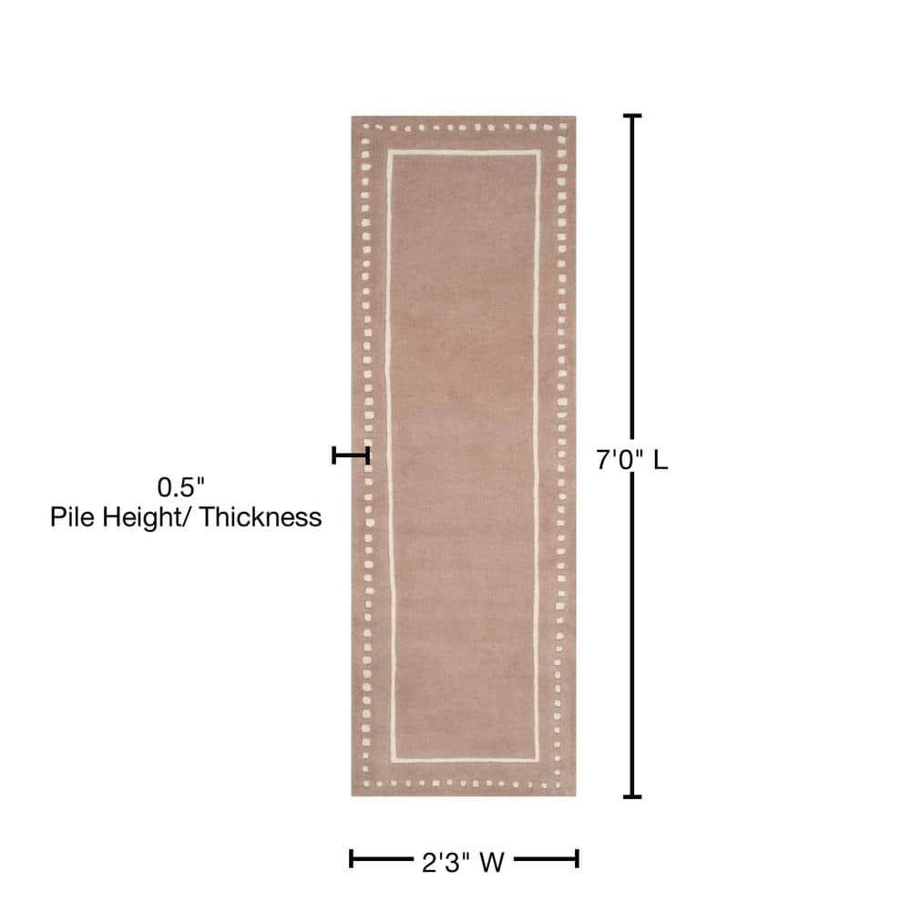 Bella BEL151 Hand Tufted Runner Rug - Beige/Ivory - 2'3"x7' - Safavieh.
