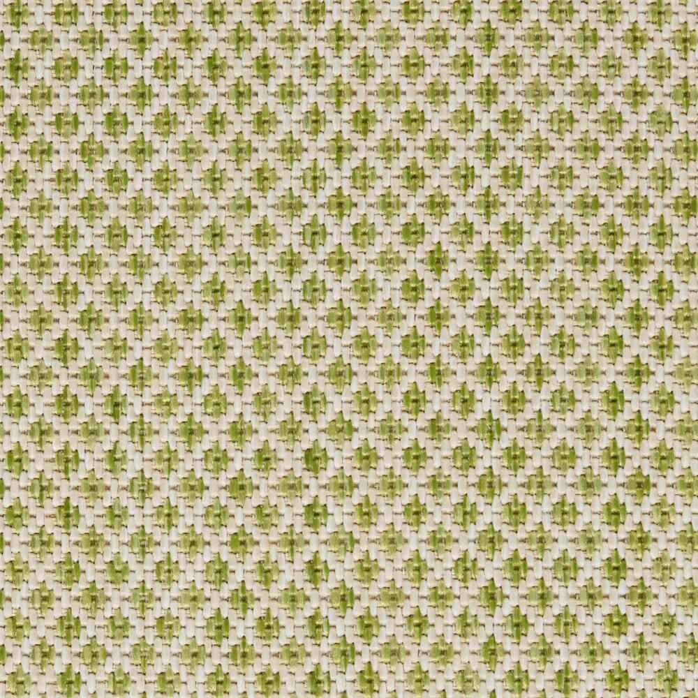 Nourison Courtyard 9' x 12' Ivory Green All-over design Indoor/Outdoor Rug