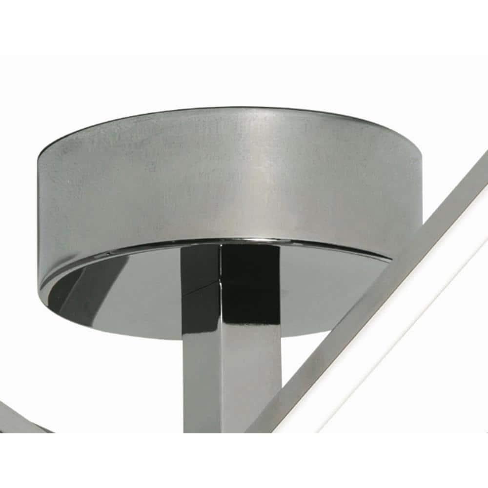 JAXF2020L30D1PC-AFX-Jaxx - 4 Light Flushmount-Polished Chrome Finish