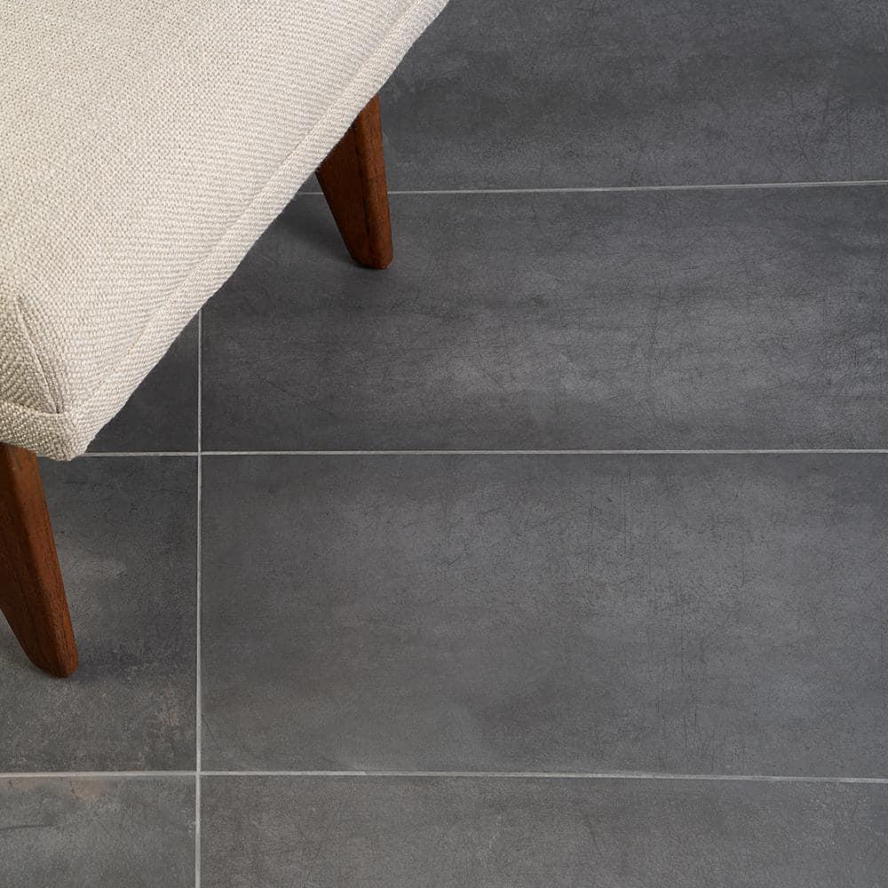 Bond Tile Fuse 12" x 24" Porcelain Metallic Look Wall & Floor Tile (13.56 sq. ft./ box)