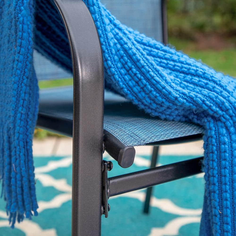 Argyri Powder-coated Steel Outdoor Dining Armchair