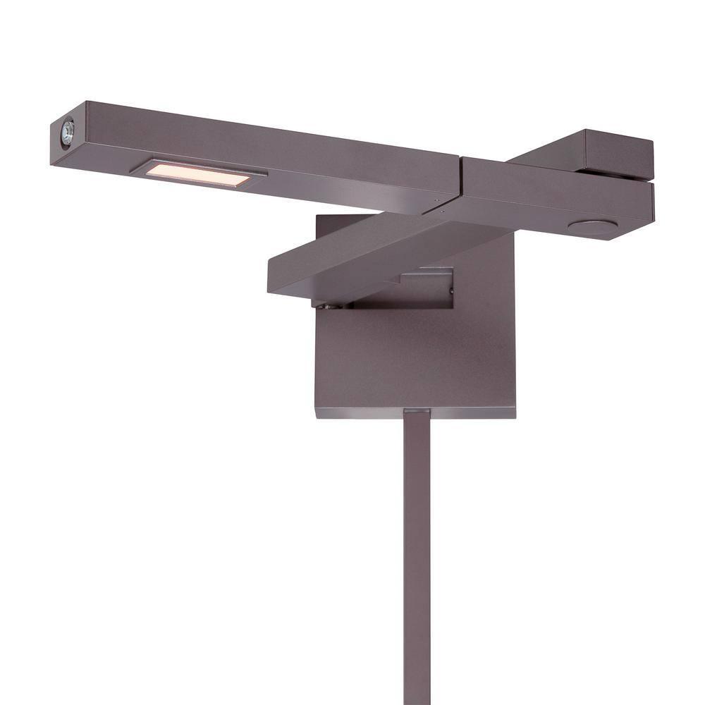 WAC Lighting Flip LED 3000K Right Contemporary Aluminum Swing Arm in Bronze