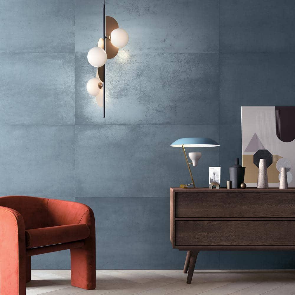 Bond Tile Fuse 12" x 24" Porcelain Metallic Look Wall & Floor Tile (13.56 sq. ft./ box)