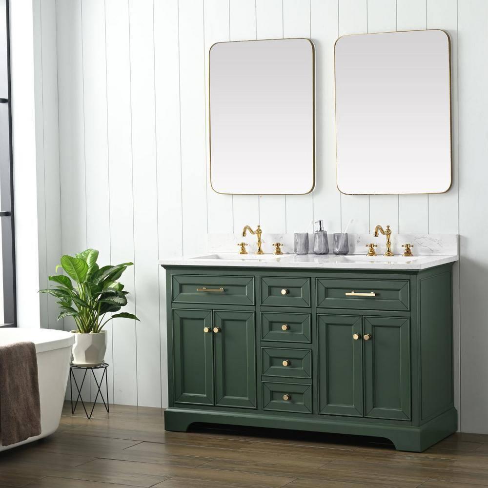 Sudio Design Thompson 54" W Double Bathroom Vanity & Reviews | Perigold