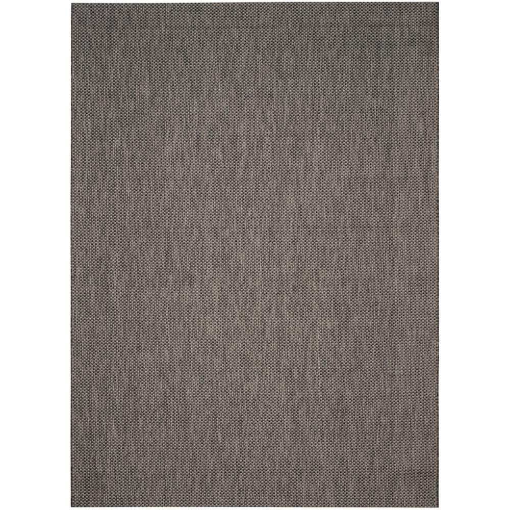 Courtyard CY8521 Power Loomed Indoor/Outdoor Area Rug - Black/Beige - 8'x11' - Safavieh.