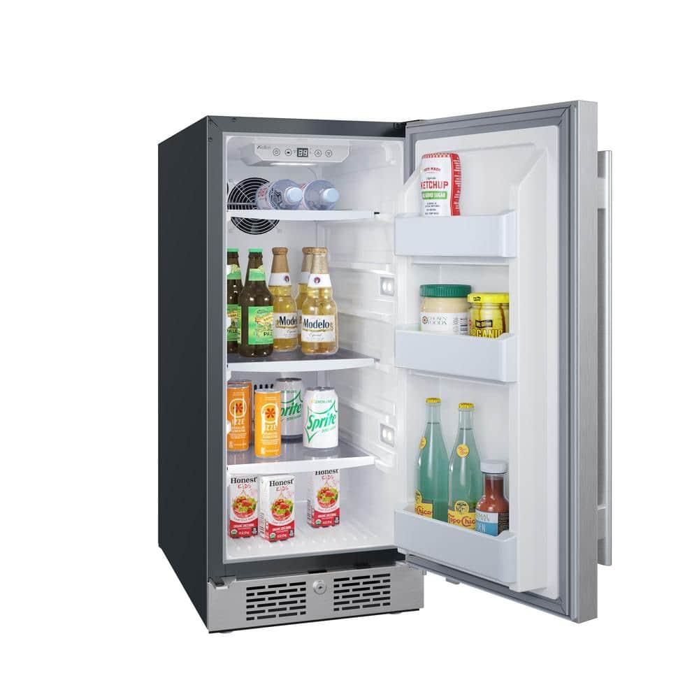 Avallon Afr152rh 15" Wide 3.3 Cu. Ft. Compact Refrigerator - Stainless Steel