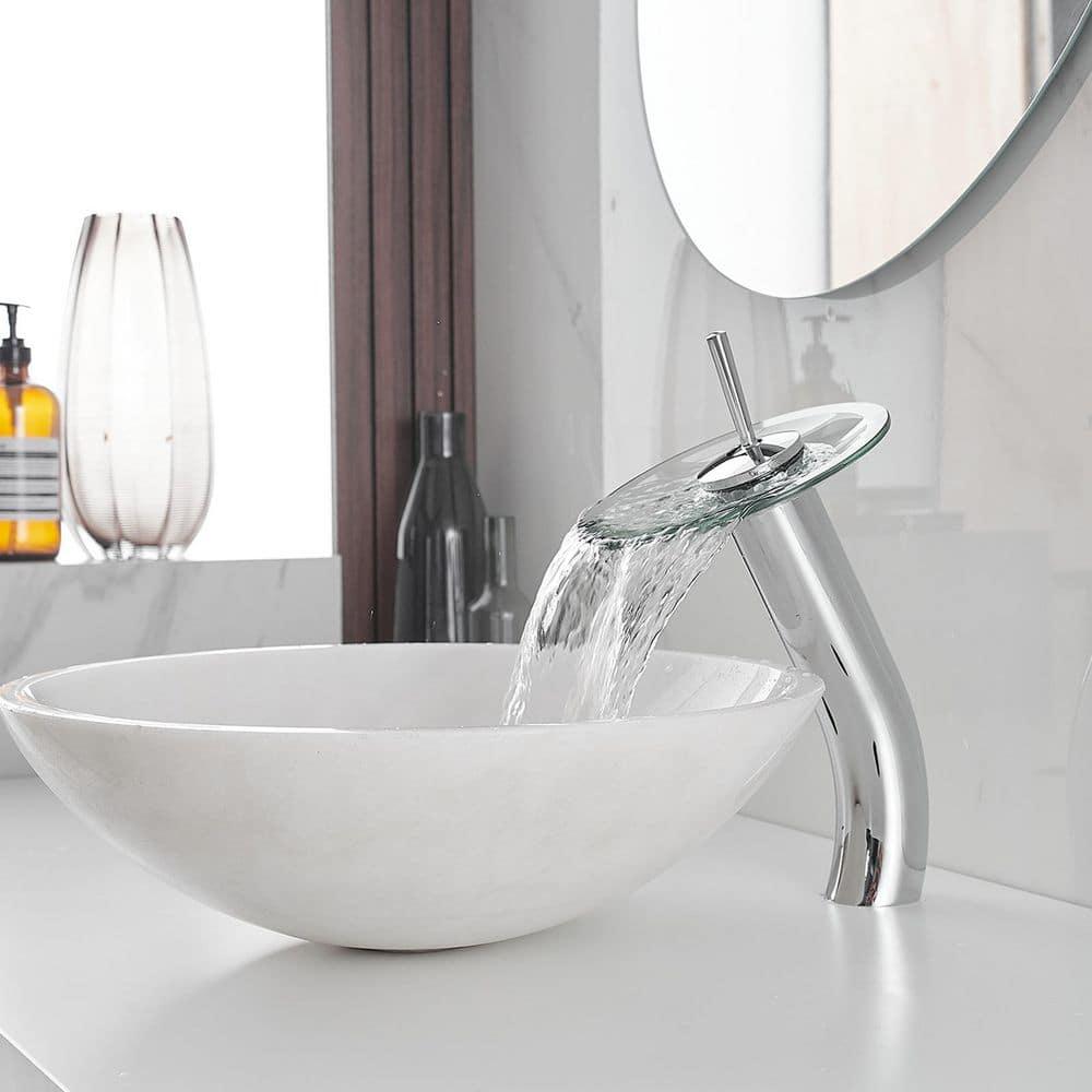 Waterfall Vessel Bathroom Faucet