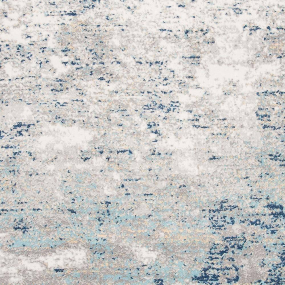 Brentwood BNT822 Power Loomed Area Rug - Light Grey/Blue - 8'x10' - Safavieh.