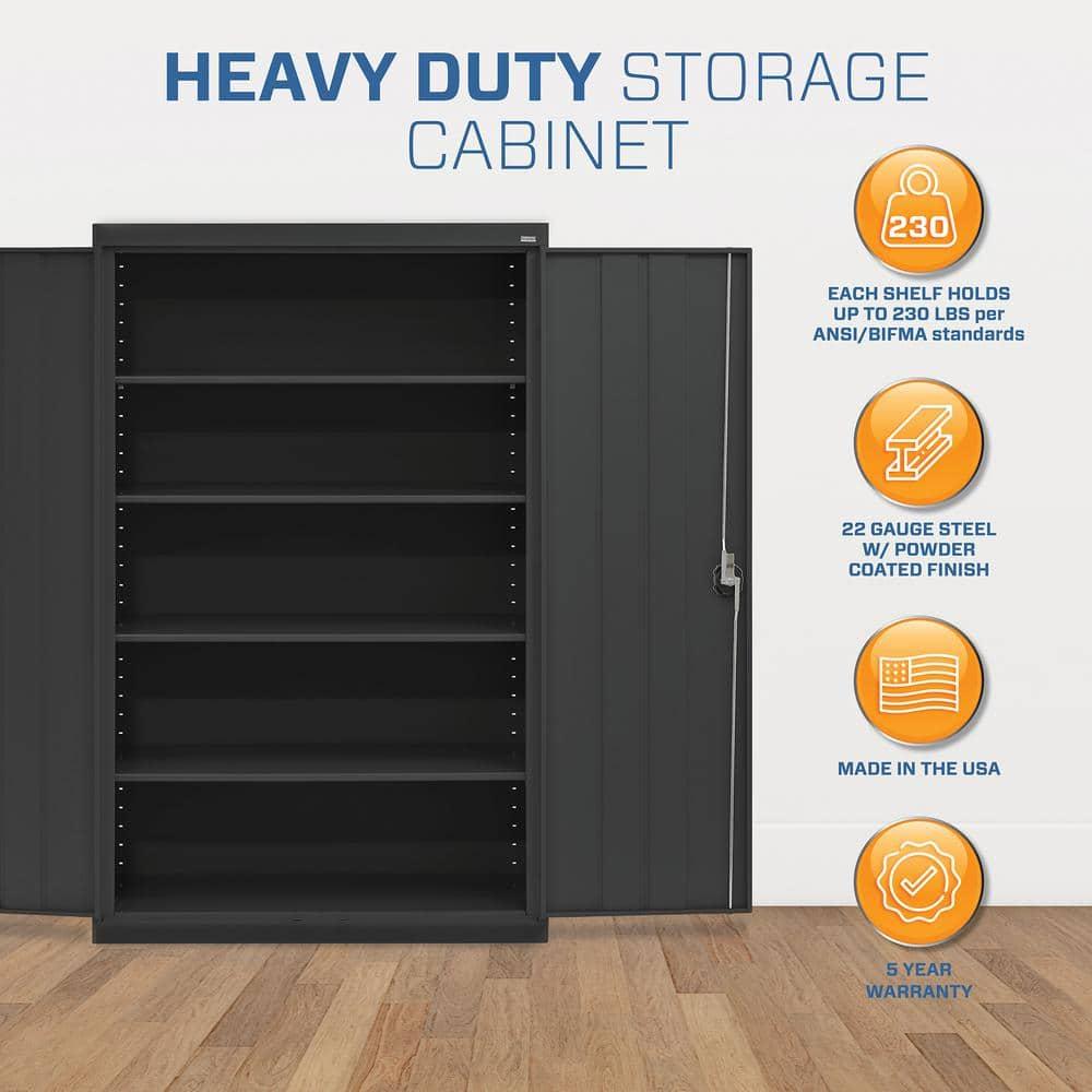 Sandusky Cabinets Sandusky Lee Elite 24" D x 46" W x 72" H, Steel Garage Storage Cabinet by Sandusky