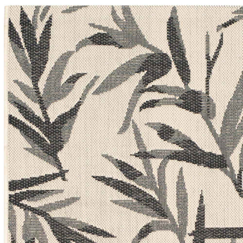 Courtyard CY7425 Power Loomed Indoor/Outdoor Runner Rug - Beige/Anthracite - 2'3"x6'7" - Safavieh.