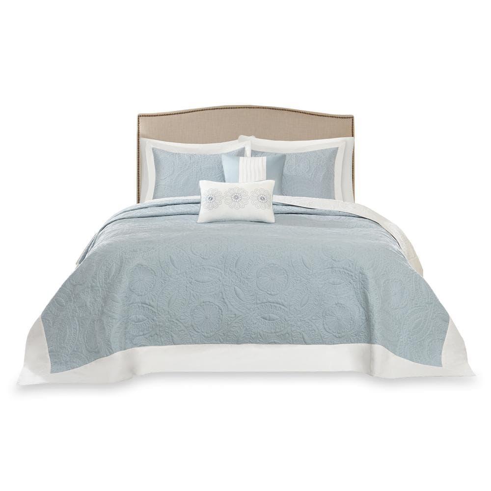 Madison Park 5 Piece Reversible Bedspread Set