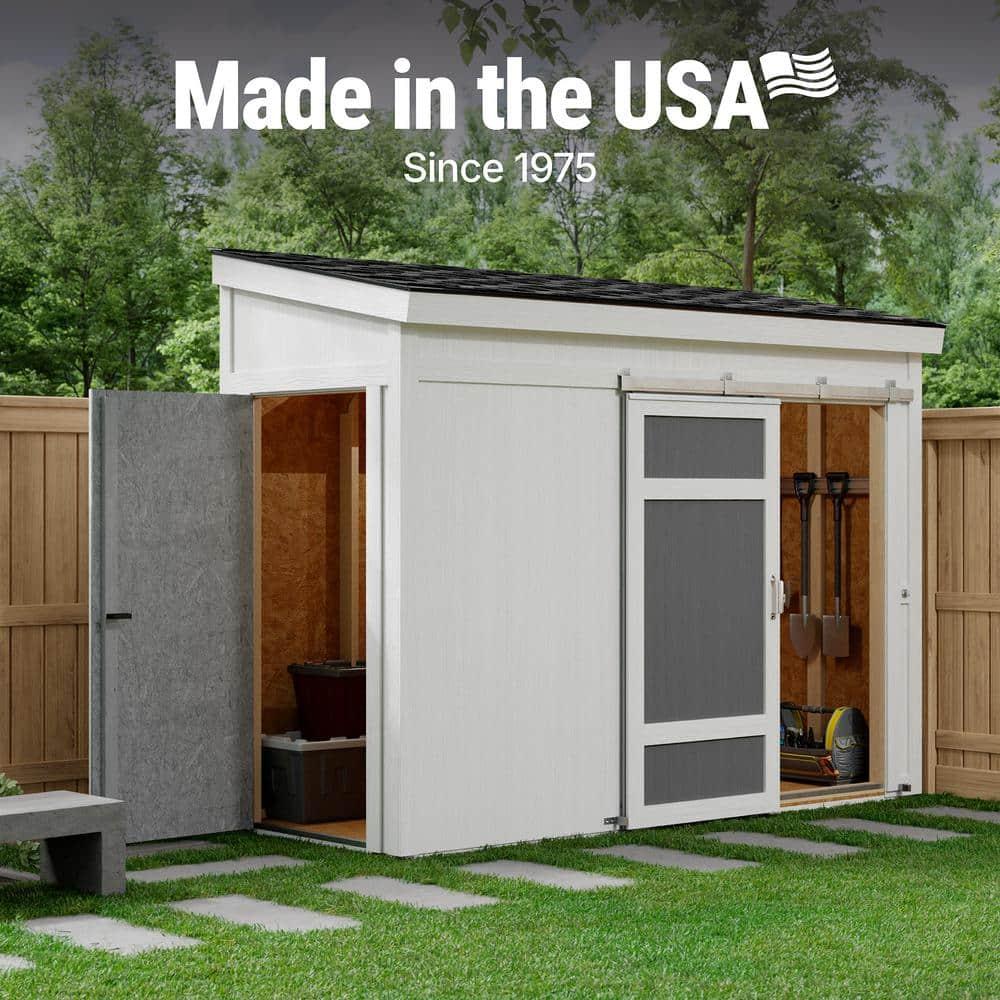 Handy Home Cambria 10 ft. W x 4 ft. D Wood Lean-To Storage Shed