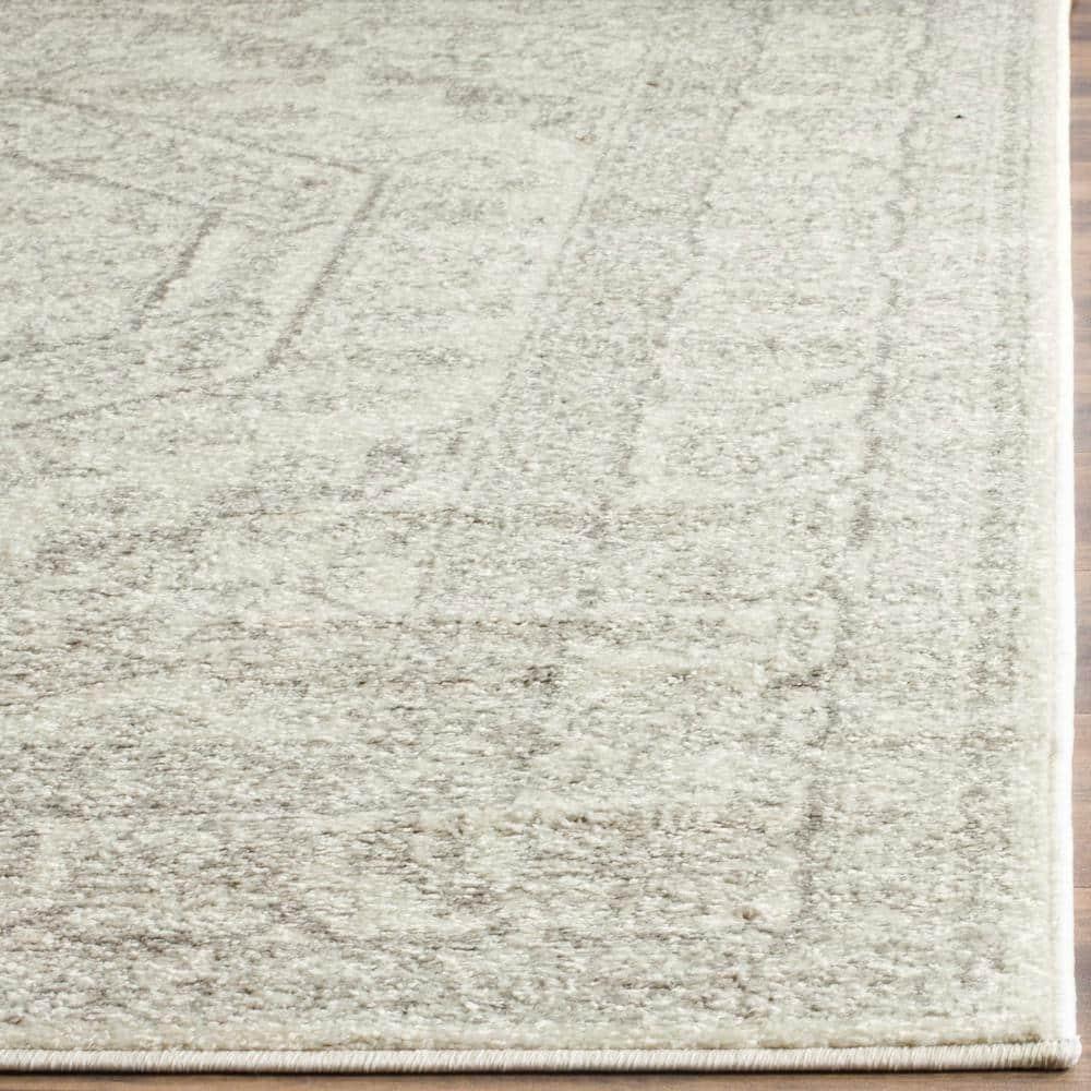 Adirondack ADR108 Power Loomed Area Rug - Ivory/Silver - 4'x6' - Safavieh.