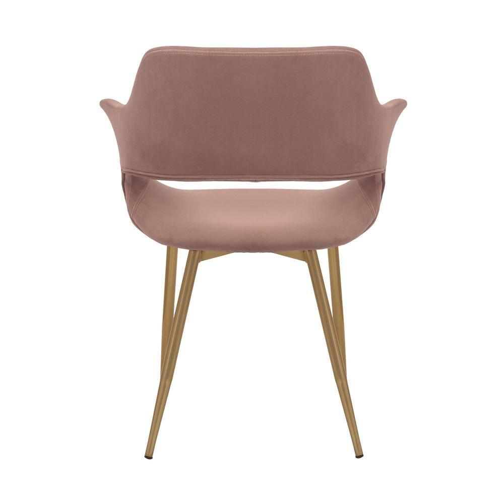 Gigi Velvet Metal Dining Room Chair - Armen Living