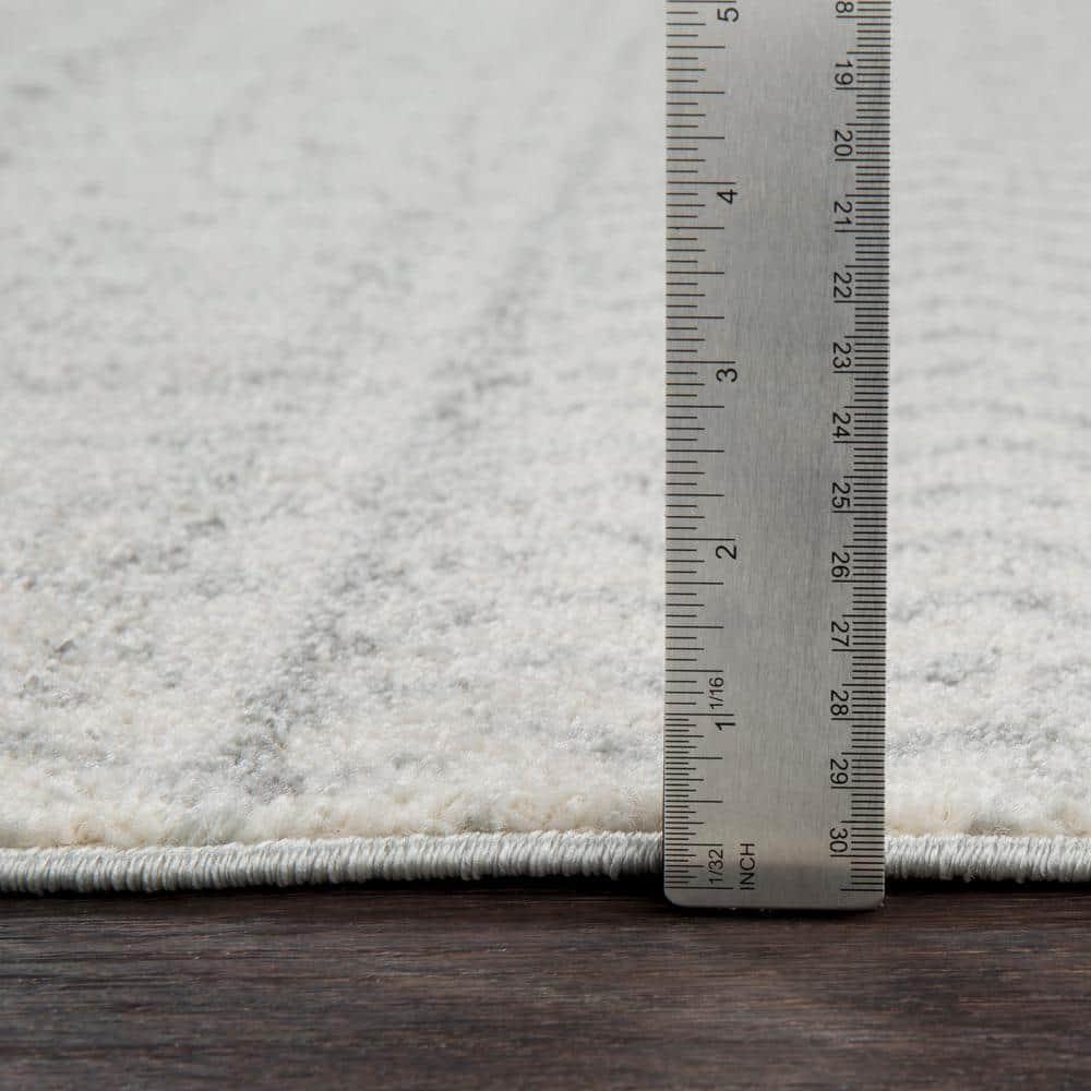 Livabliss 6'7"x9' Sweetgum Global Rug Cream: Traditional Rectangle, Medium Pile, Fade & Stain-Resistant