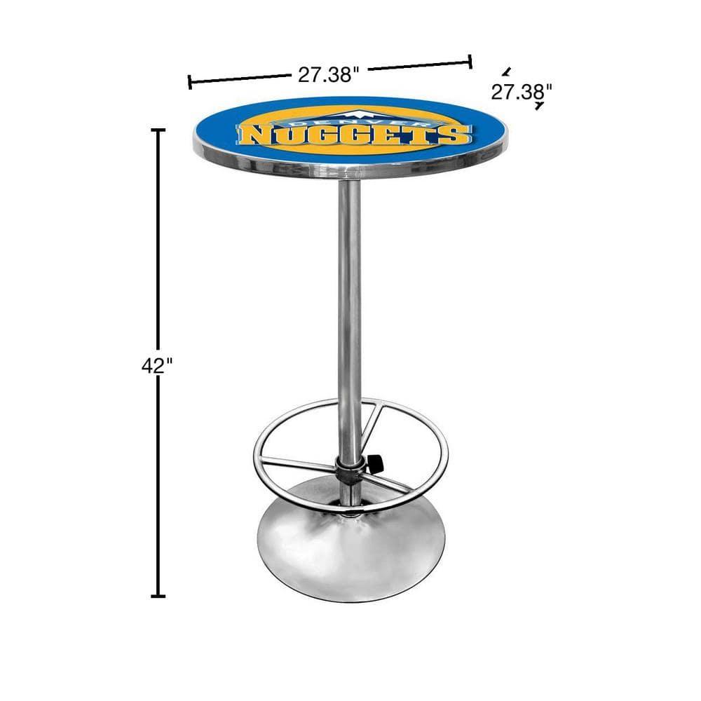 Trademark Global Round Metal Base Dining Table